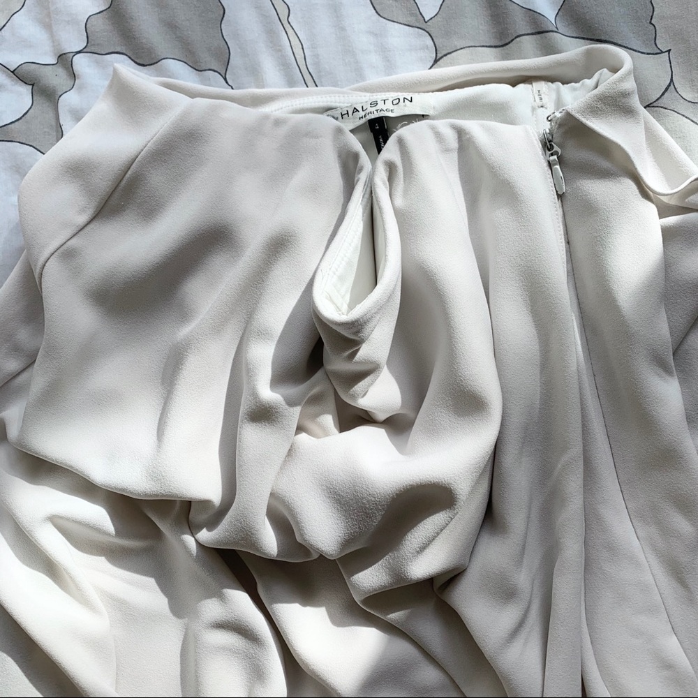 HALSTON Heritage White Jumpsuit Romper - Holidays / Special occasions - Picture 8 of 8